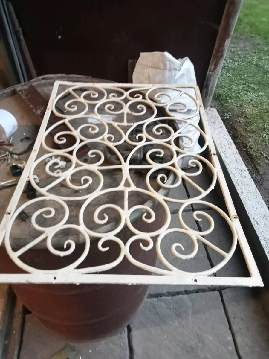 Old decovite iron work - Image 1