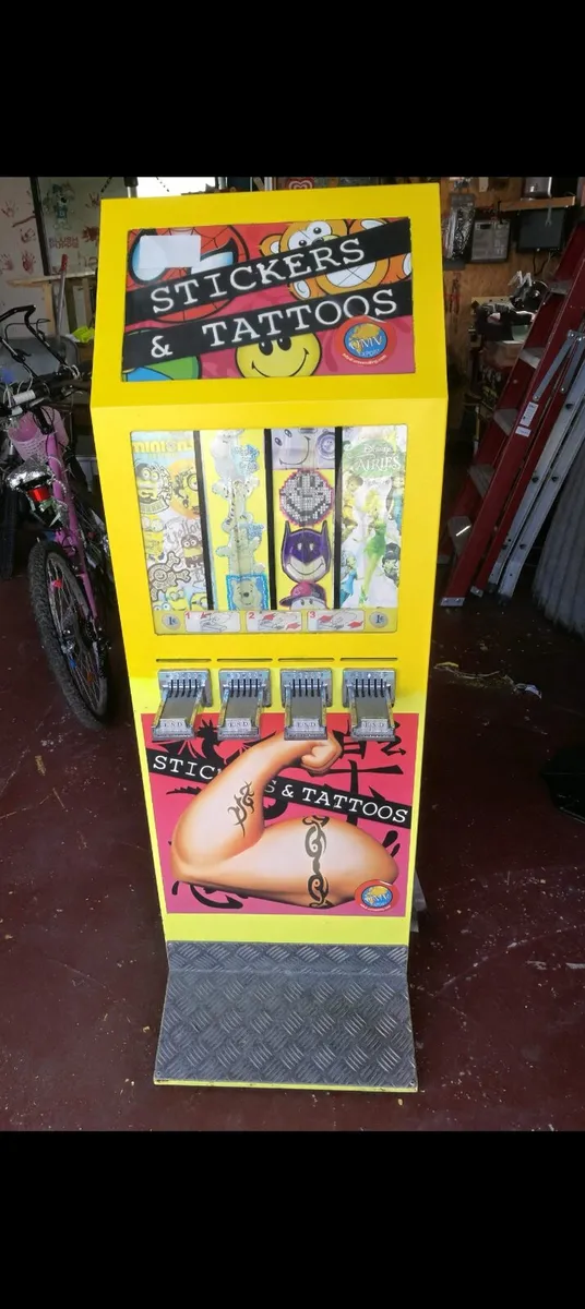 Tattoo sticker vending