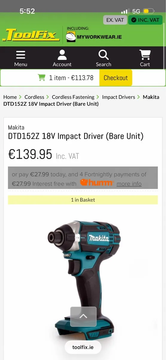 Makita impact driver - Image 2