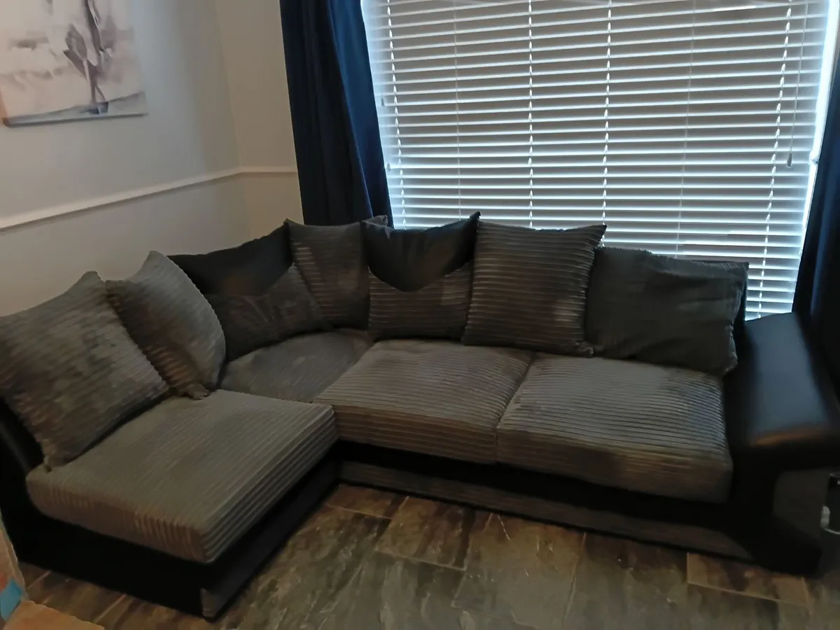 Right side L shaped couch with foot stool. - Image 4