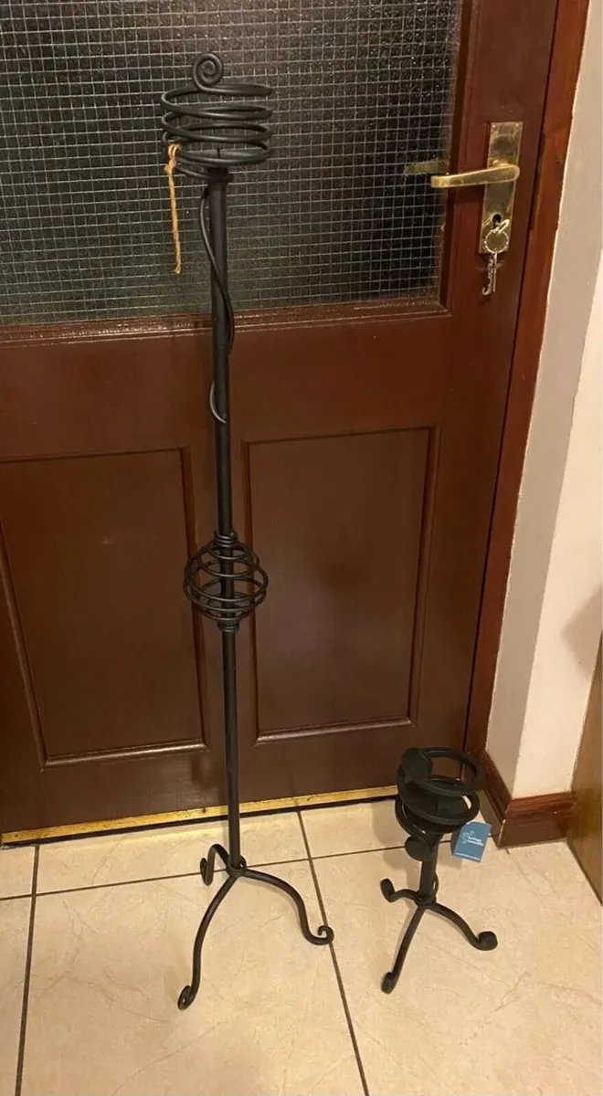 2 NEW Cast Iron Candle Holders Heritage Ironworks - Image 4