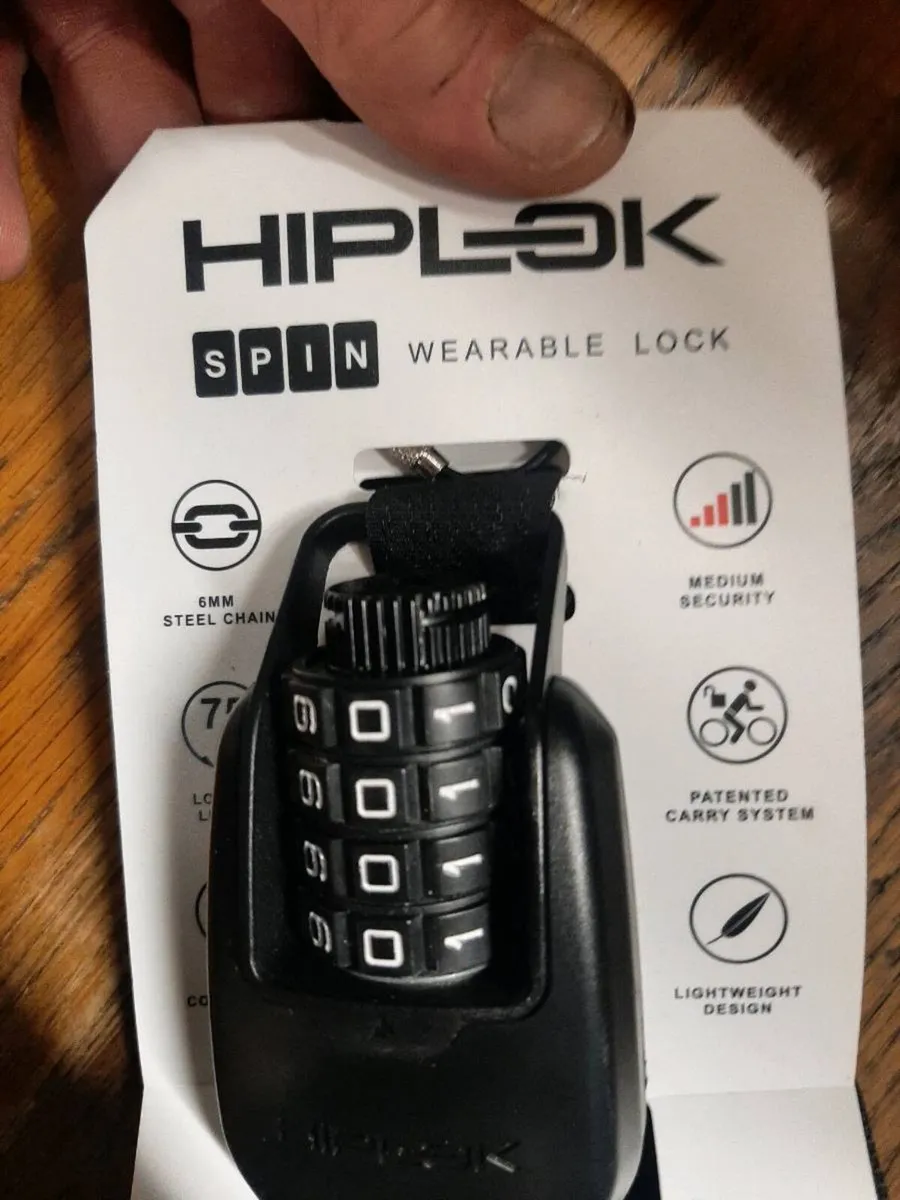 Bike lock hip lock spin new - Image 4