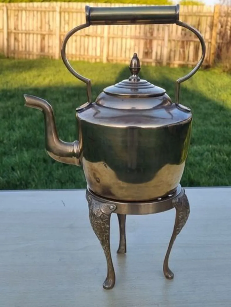 Vintage brass kettle - Image 3