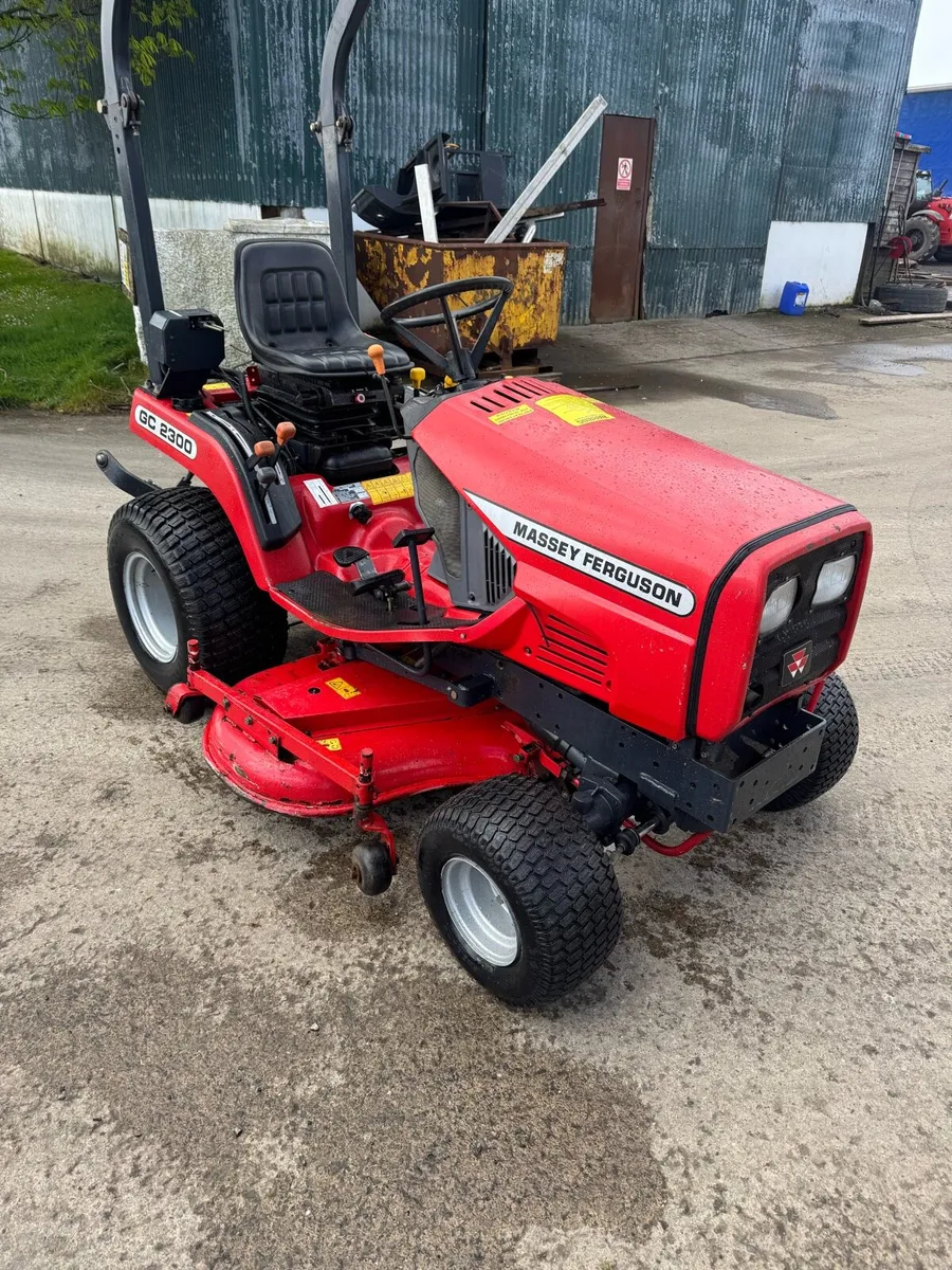 Massey Ferguson Compact Tractor with Lawn Mower - Image 4