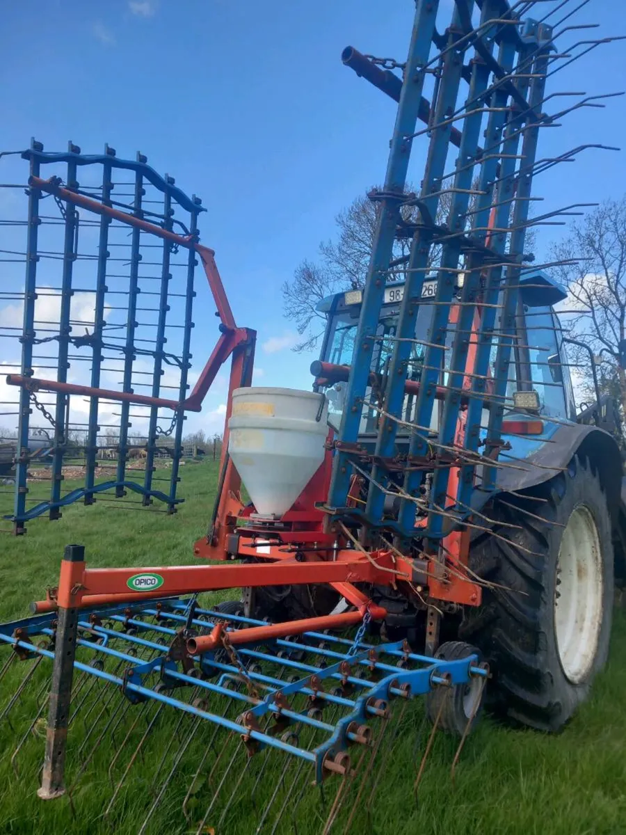 **Opico Harrow & Stocks Seeder** - Image 1