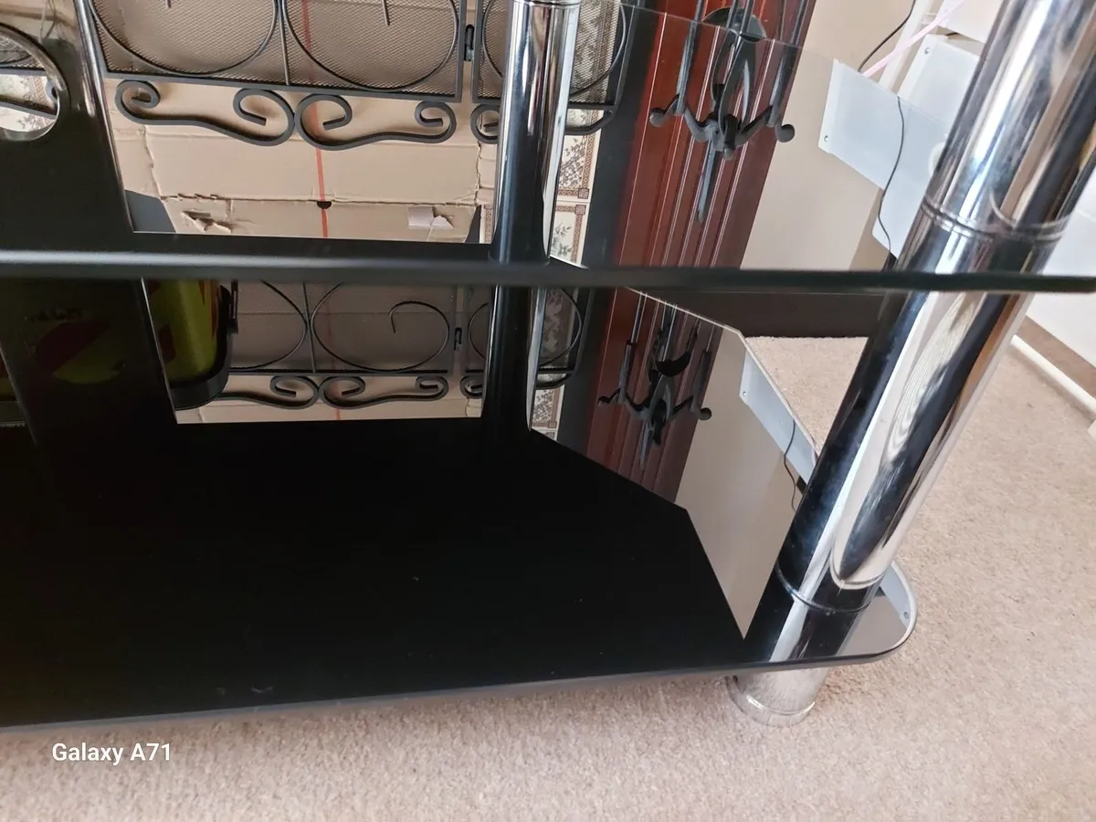 Tempered Glass TV Table - Image 3