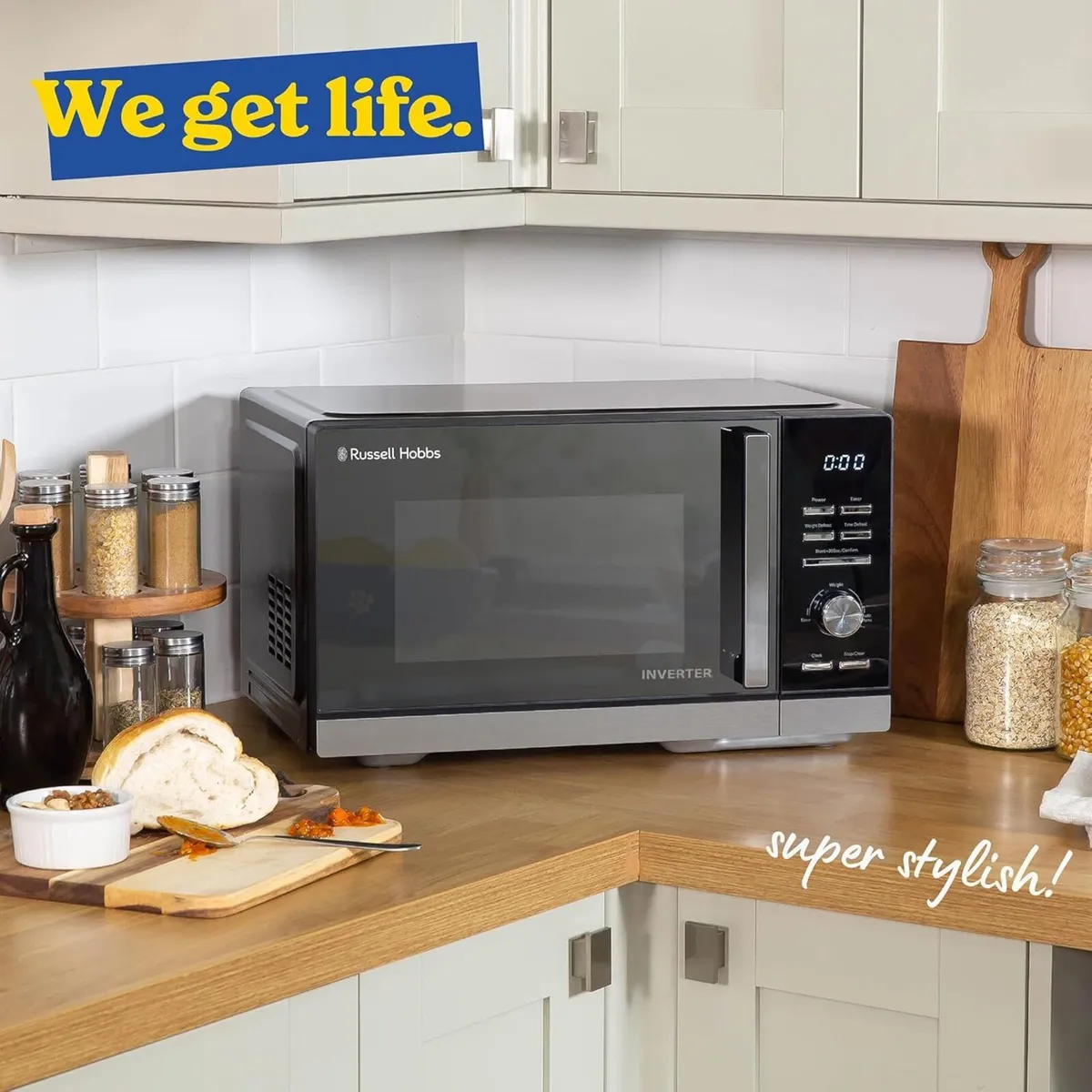 Digital Inverter Microwave 25 Litre 900W in Black - Image 2