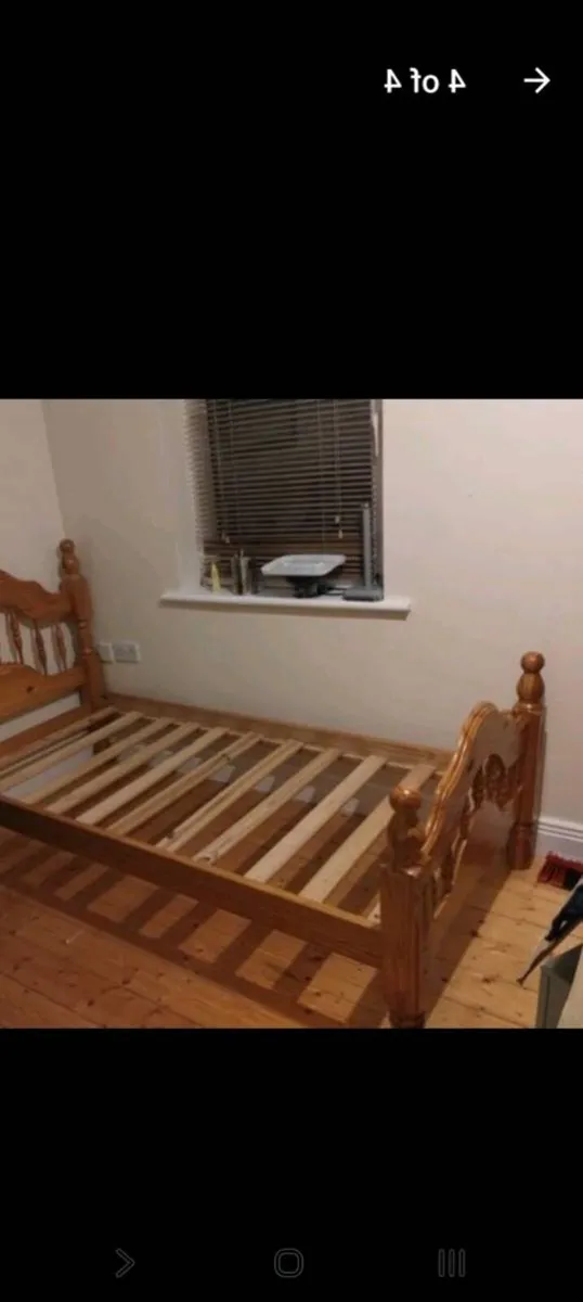 Single bed and mattress - Image 2