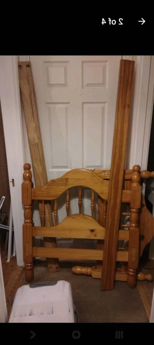 Single bed and mattress - Image 3