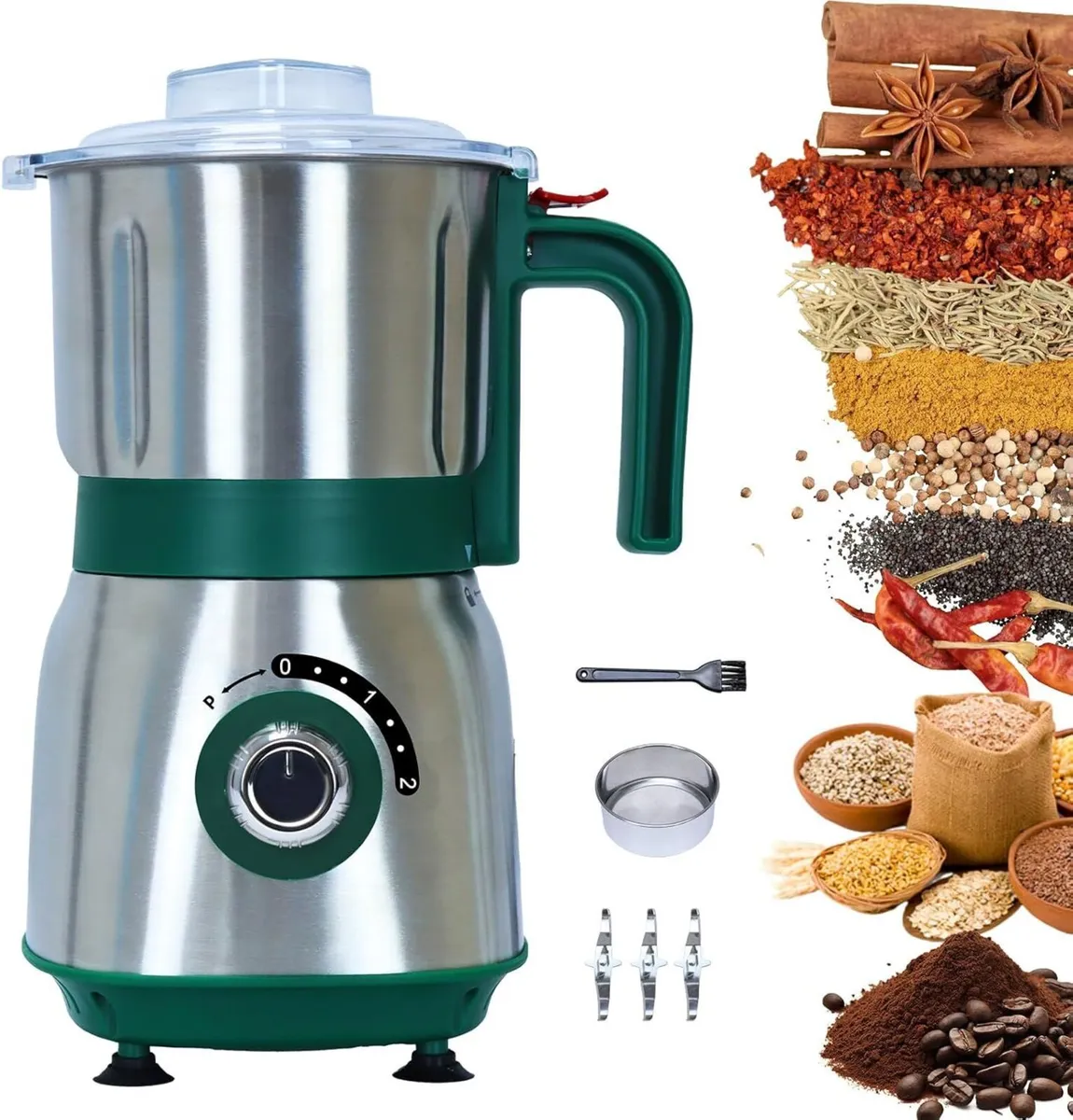 Versatile Kitchen Grinder 500W Electric Mill - Image 1