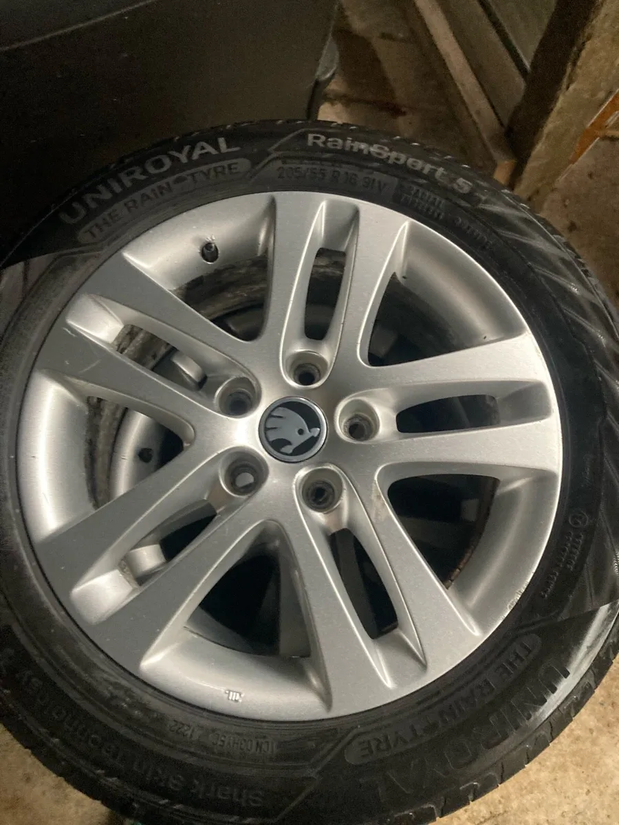 Skoda alloys 16” 5x112 - Image 4