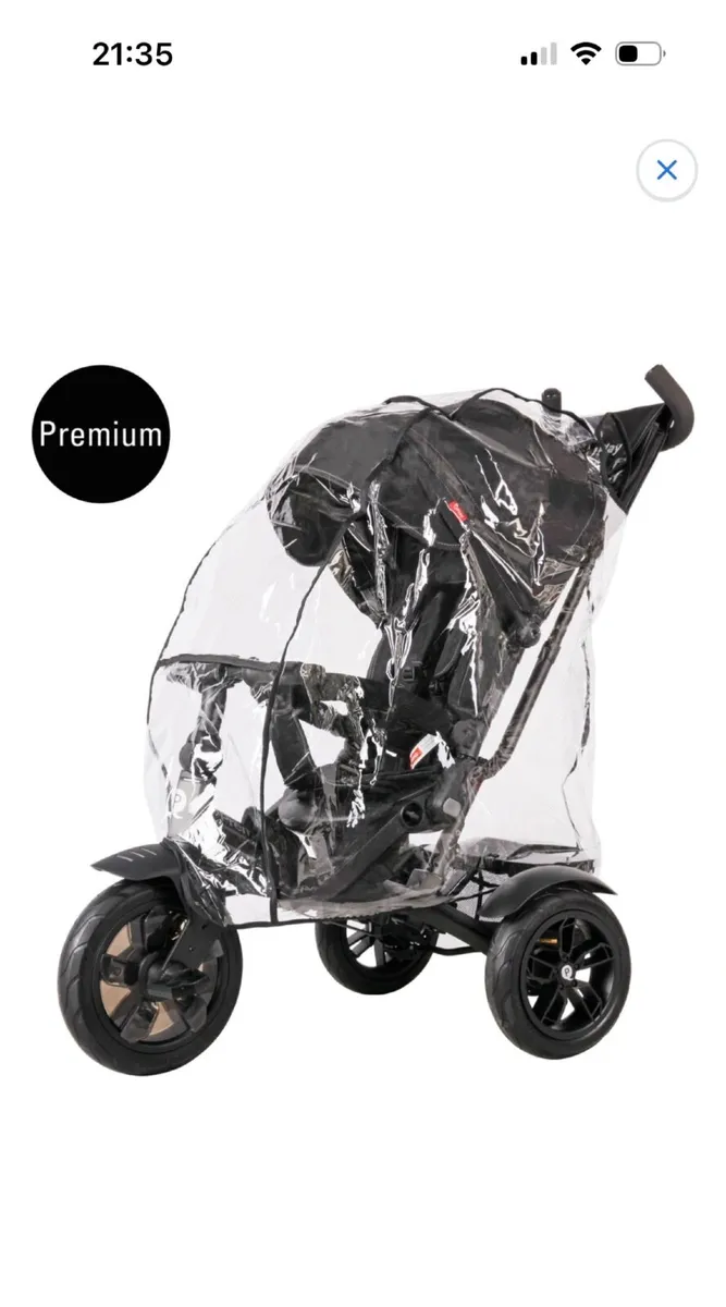 QPlay Premium 6-in-1 Trike Black - Image 1