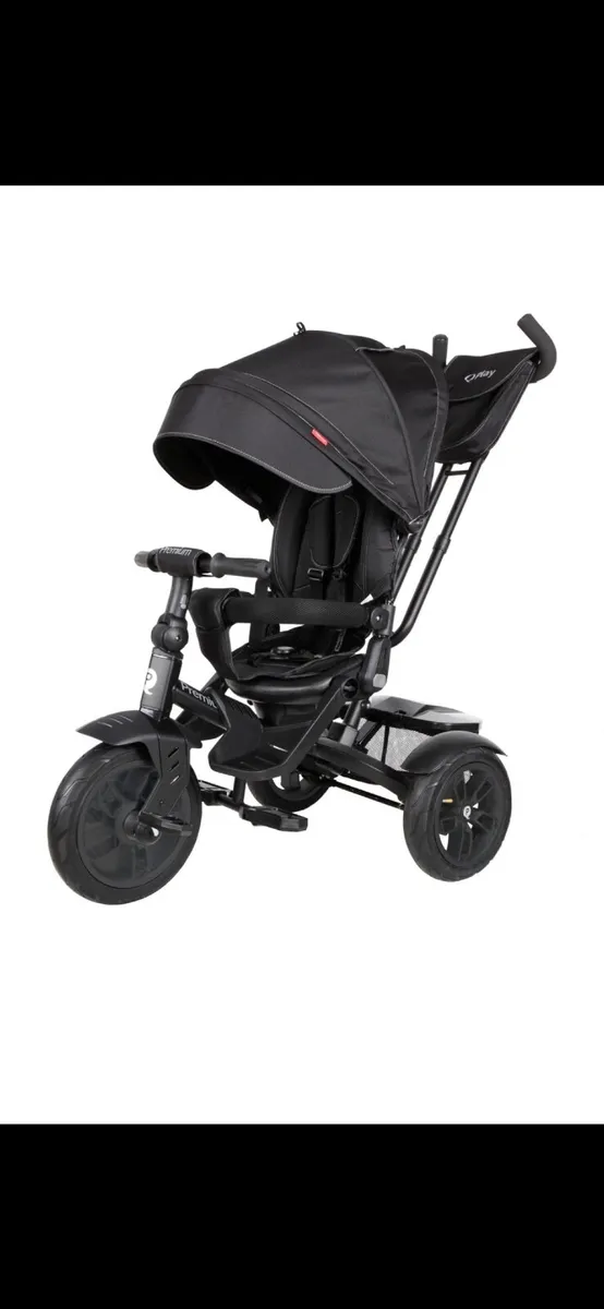 QPlay Premium 6-in-1 Trike Black - Image 2