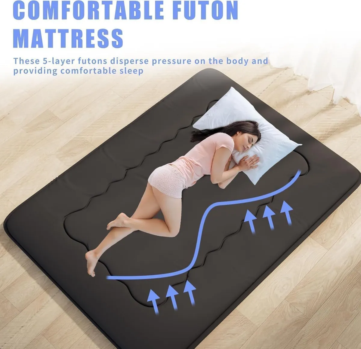 Japanese Futon Mattress Foldable Tatami Mat - Image 4