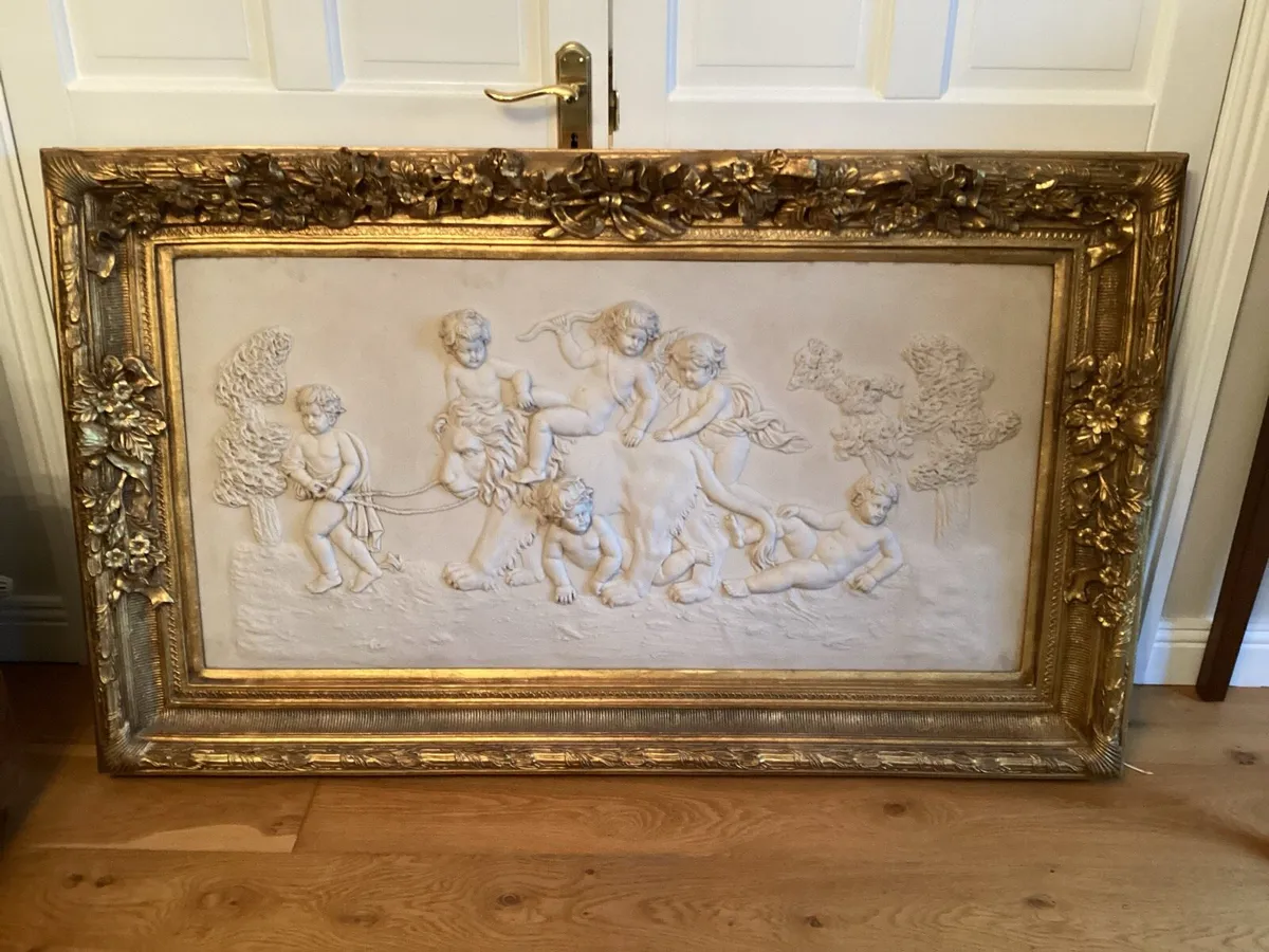 Large plaster cast picture. - Image 3