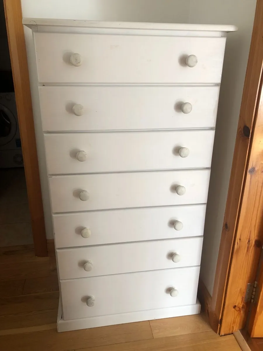 Tall boy chest of drawers - Image 1