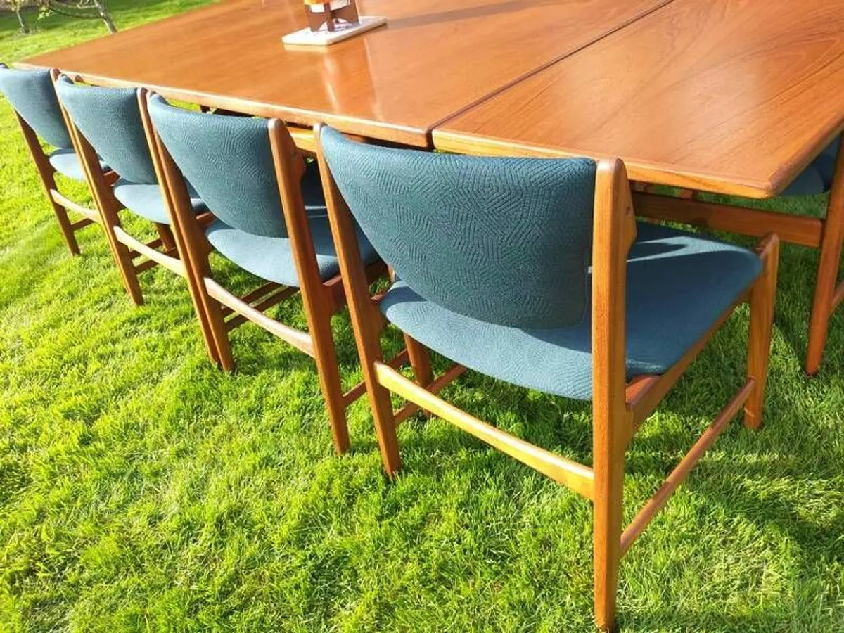 Mid Century Vintage G Plan Kofod Larsen Dining Set - Image 4