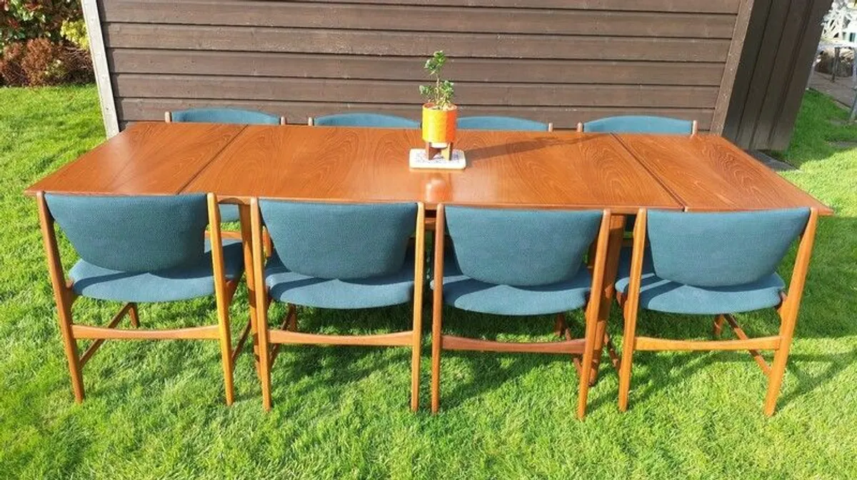 Mid Century Vintage G Plan Kofod Larsen Dining Set - Image 1