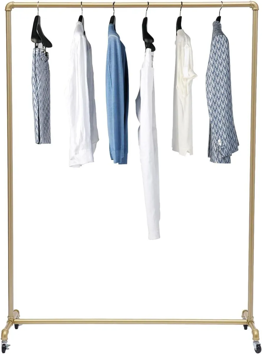 Heavy Duty Clothes Rail Rack 160x120x40cm - Image 1