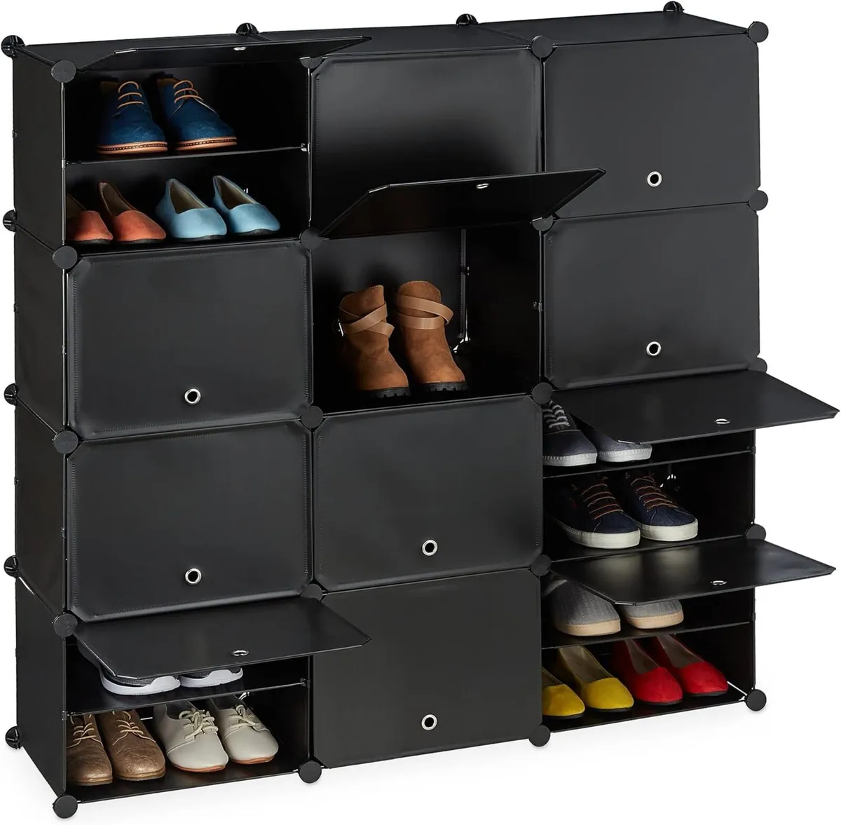 Shoe Cabinet Storage with Doors HxWxD: 125 x 31.5 - Image 1