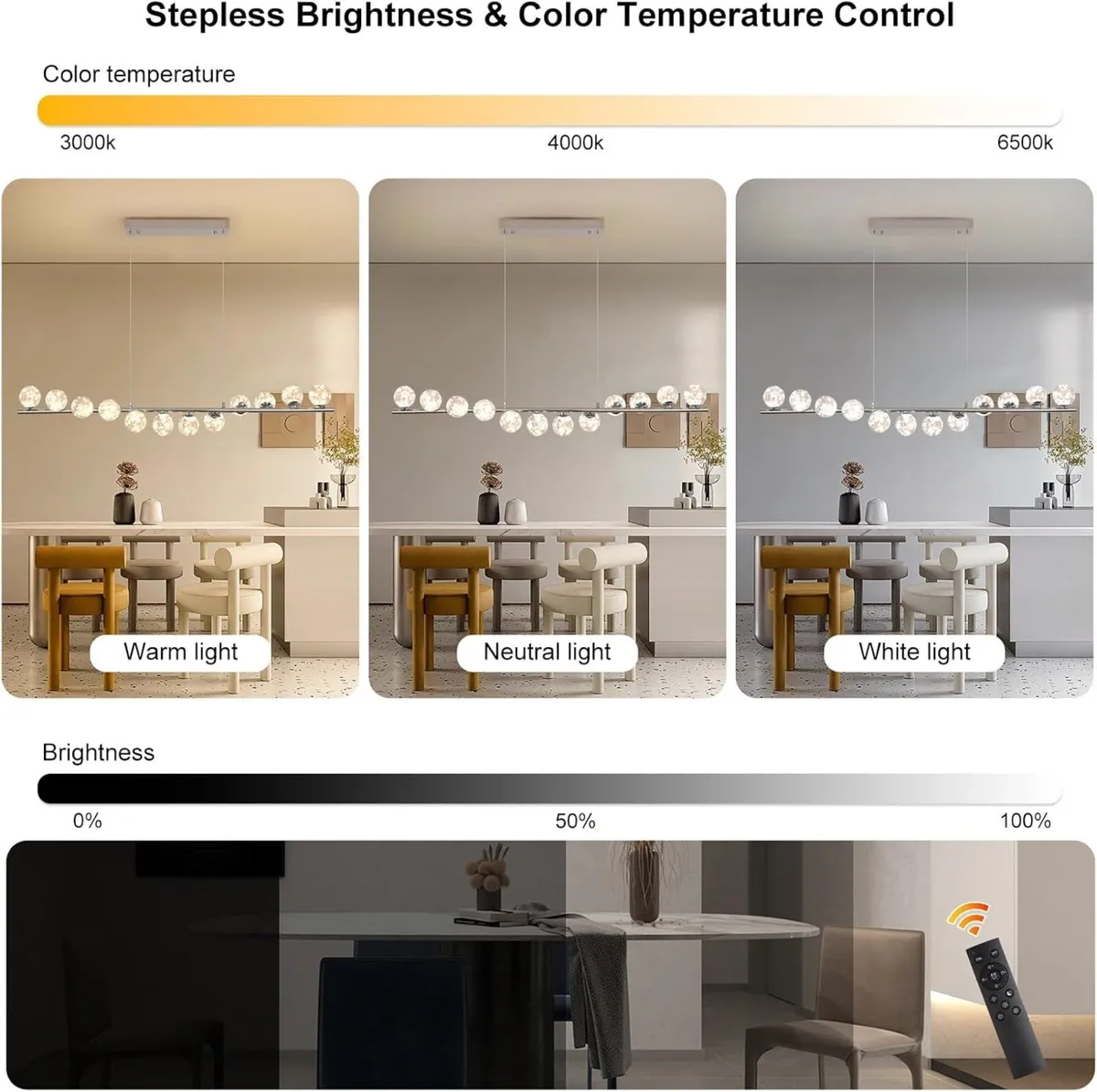 Modern Globe Chandelier Ceiling Light 120CM 12 - Image 3