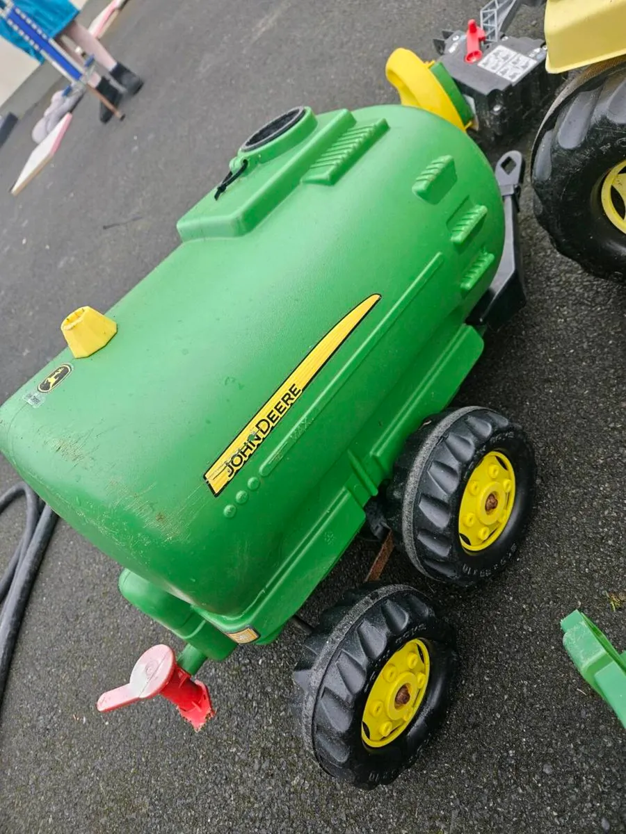 John Deere tractor trailer digger tanker - Image 4
