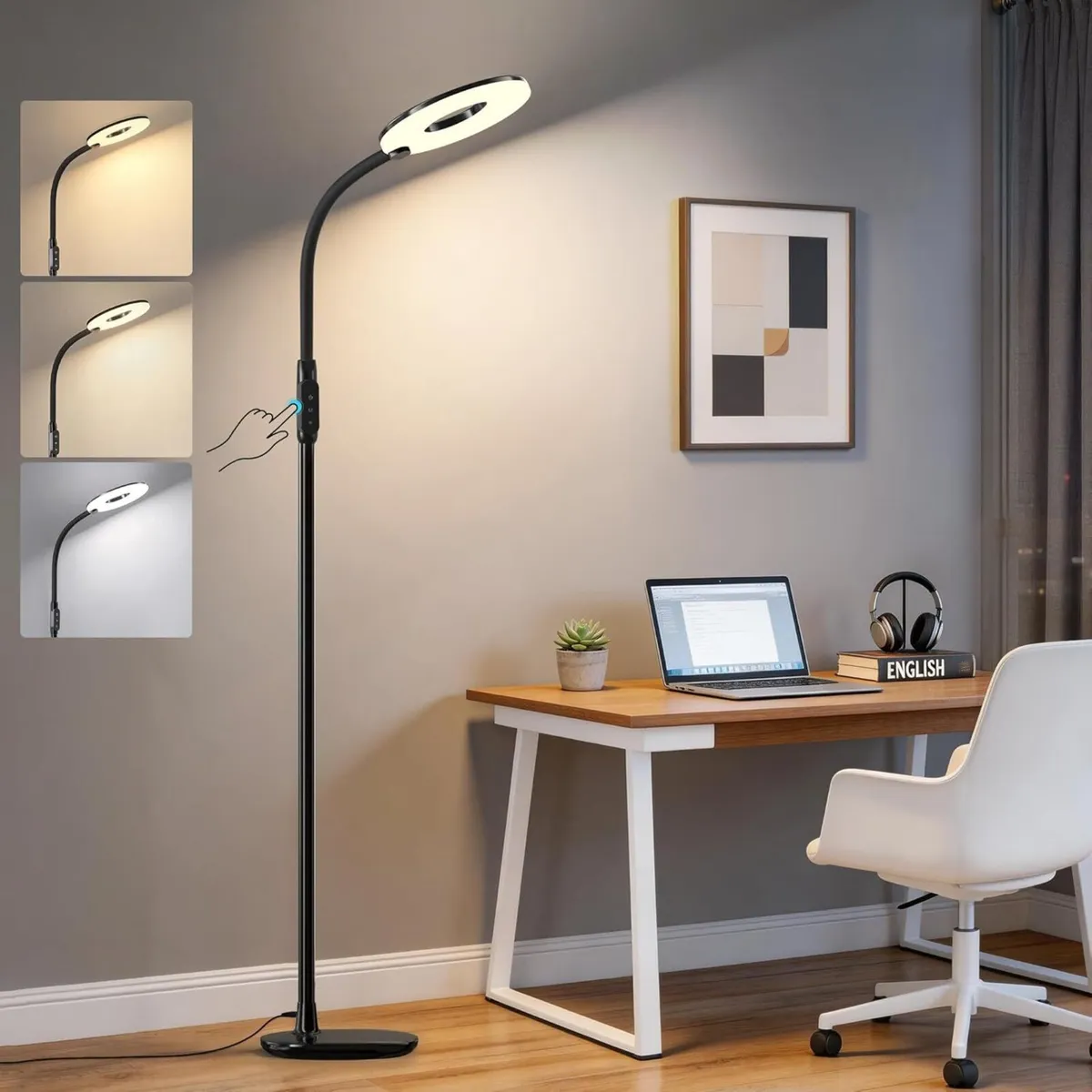 LED Floor Lamp 70'' Bright Reading Lamps for - Image 1