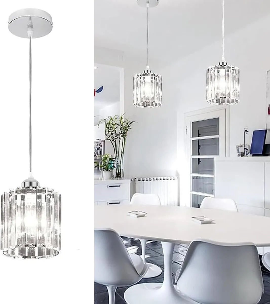 Ceiling Light Battery Operated Pendant Wireless - Image 1