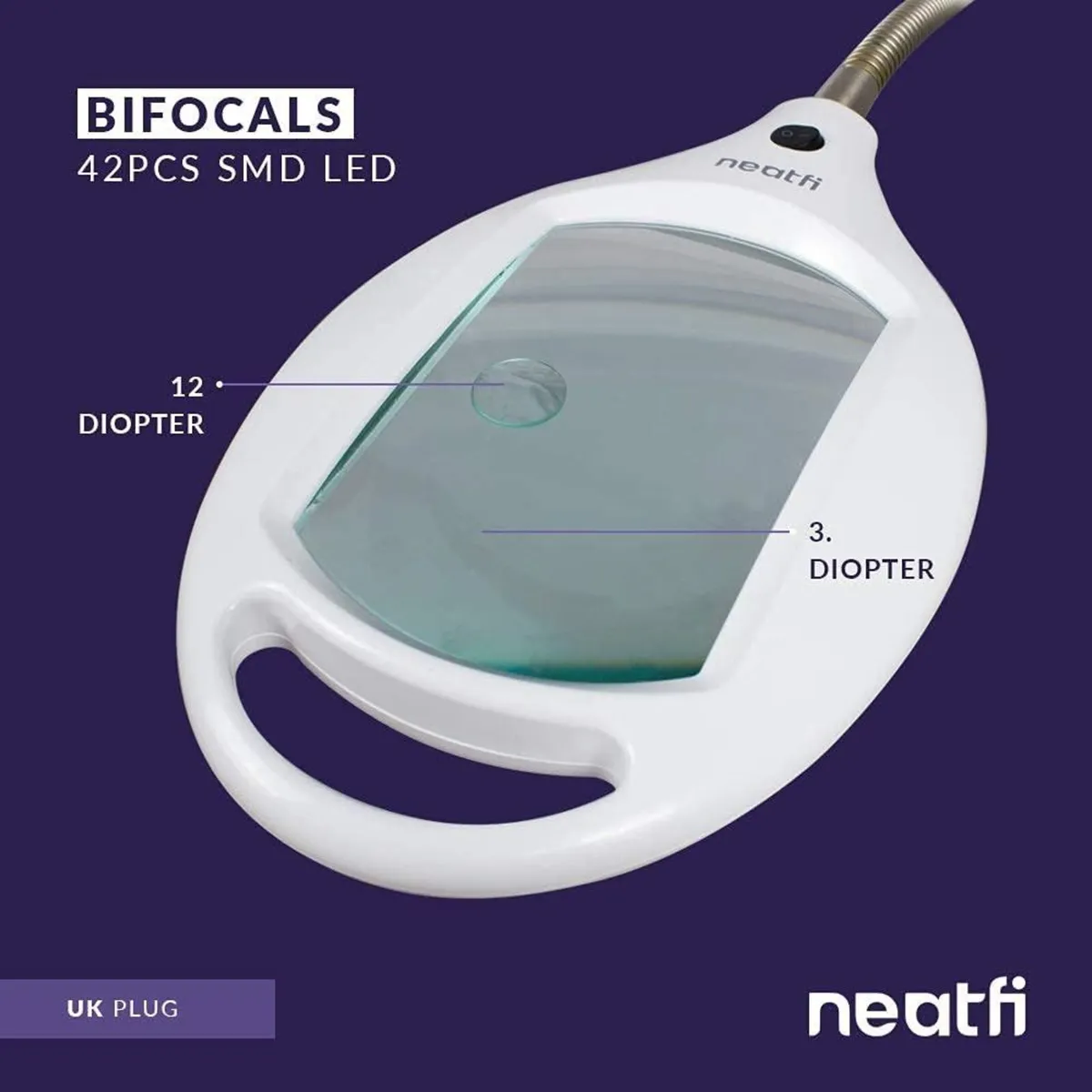 Elite HD Bifocals Super LED Magnifying Floor Lamp - Image 3