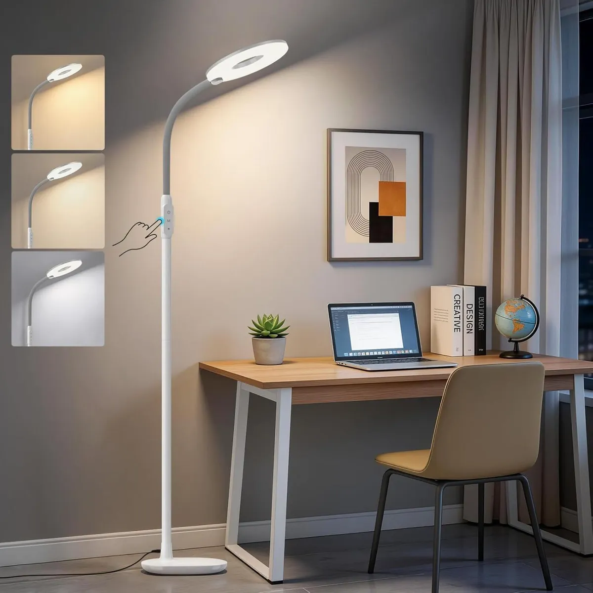 LED Floor Lamp 70'' Bright Reading Lamps for - Image 1