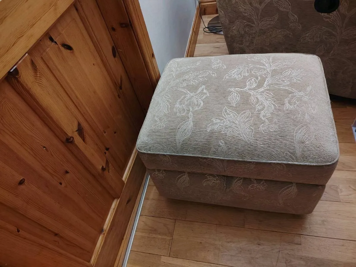 Footstool and storage - Image 1