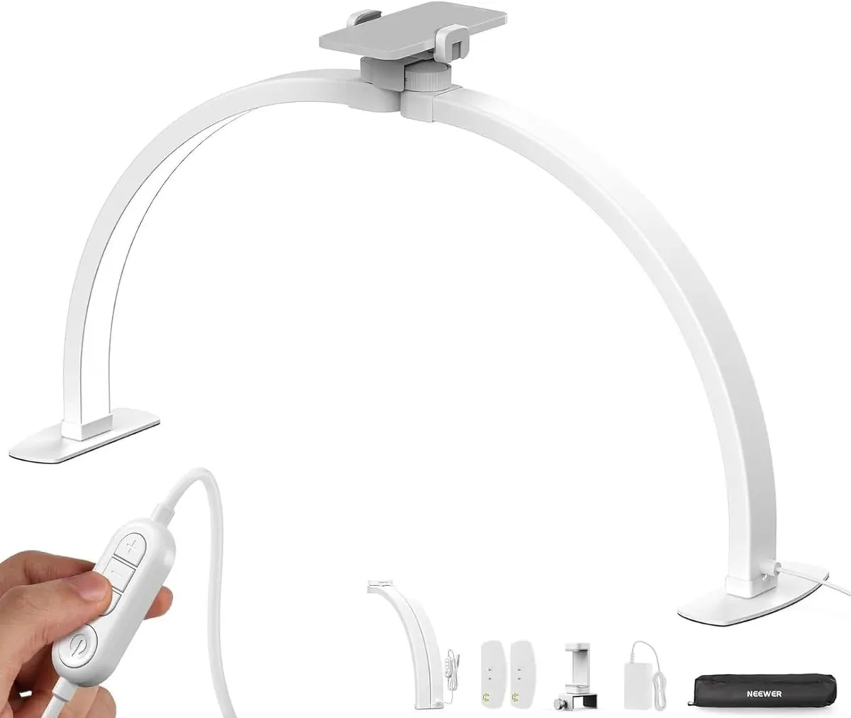 BASICS 29 Half Moon Nail Light for Desk 36W - Image 1