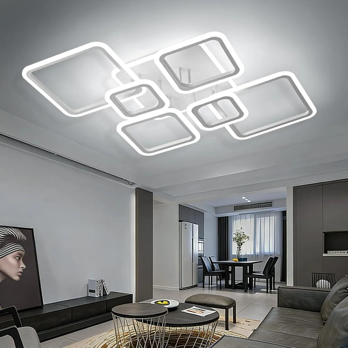 Modern LED Ceiling Lights Flush Mount 48W - Image 1