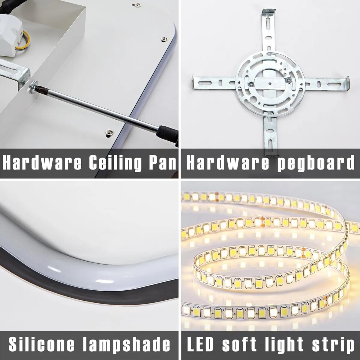 60cm Ceiling Light Square Flush Mount Lights - Image 3