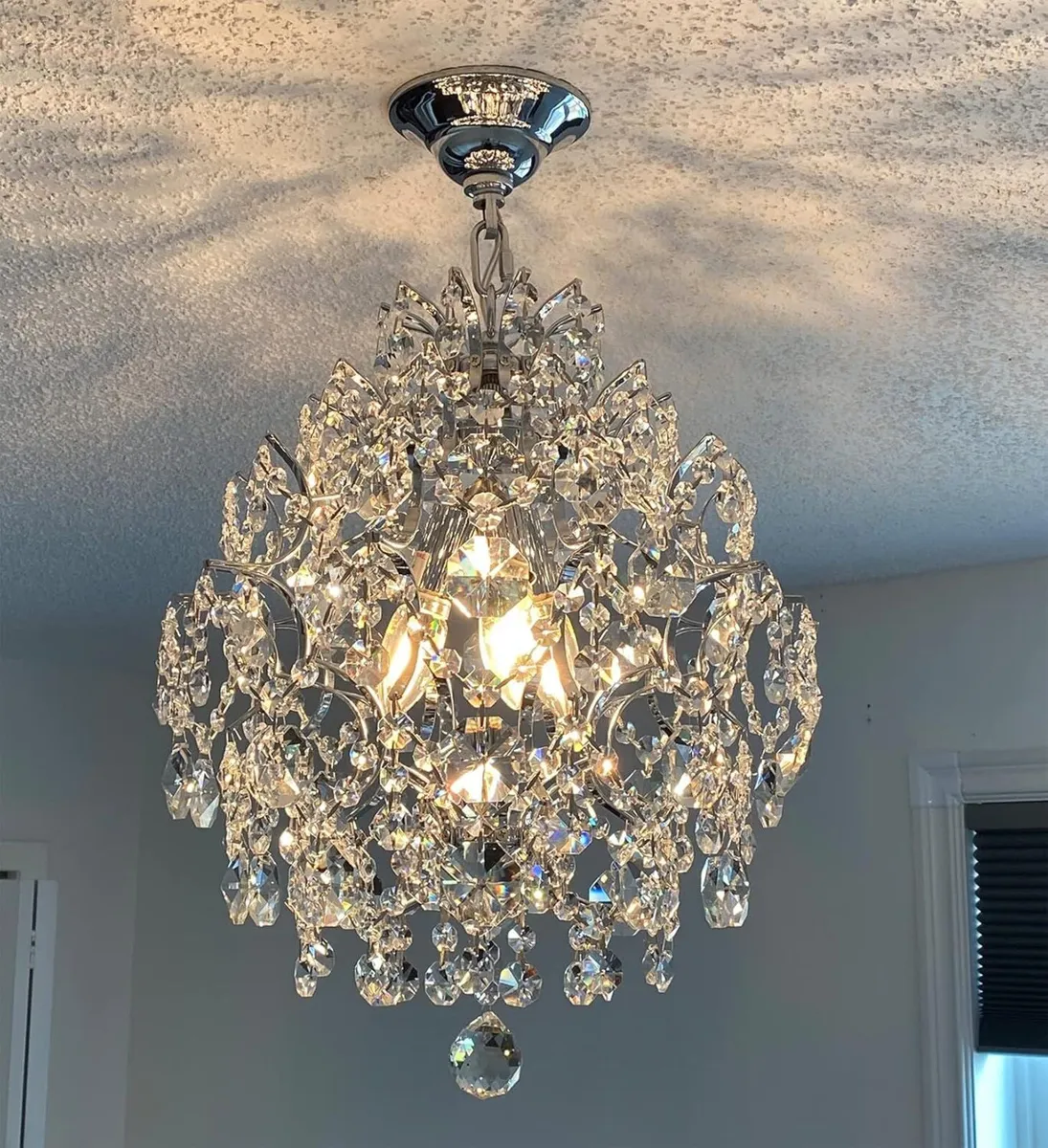 Modern Crystal Chandelier Lighting Fixture 3 - Image 1