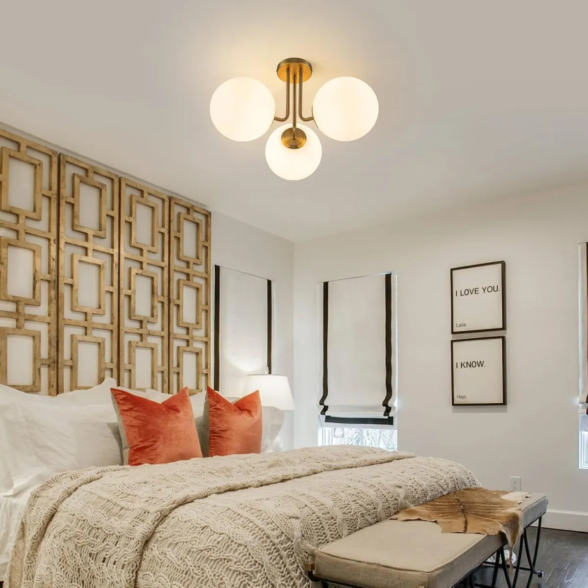 Modern Ceiling lamp Glass Globe Chandelier - Image 3