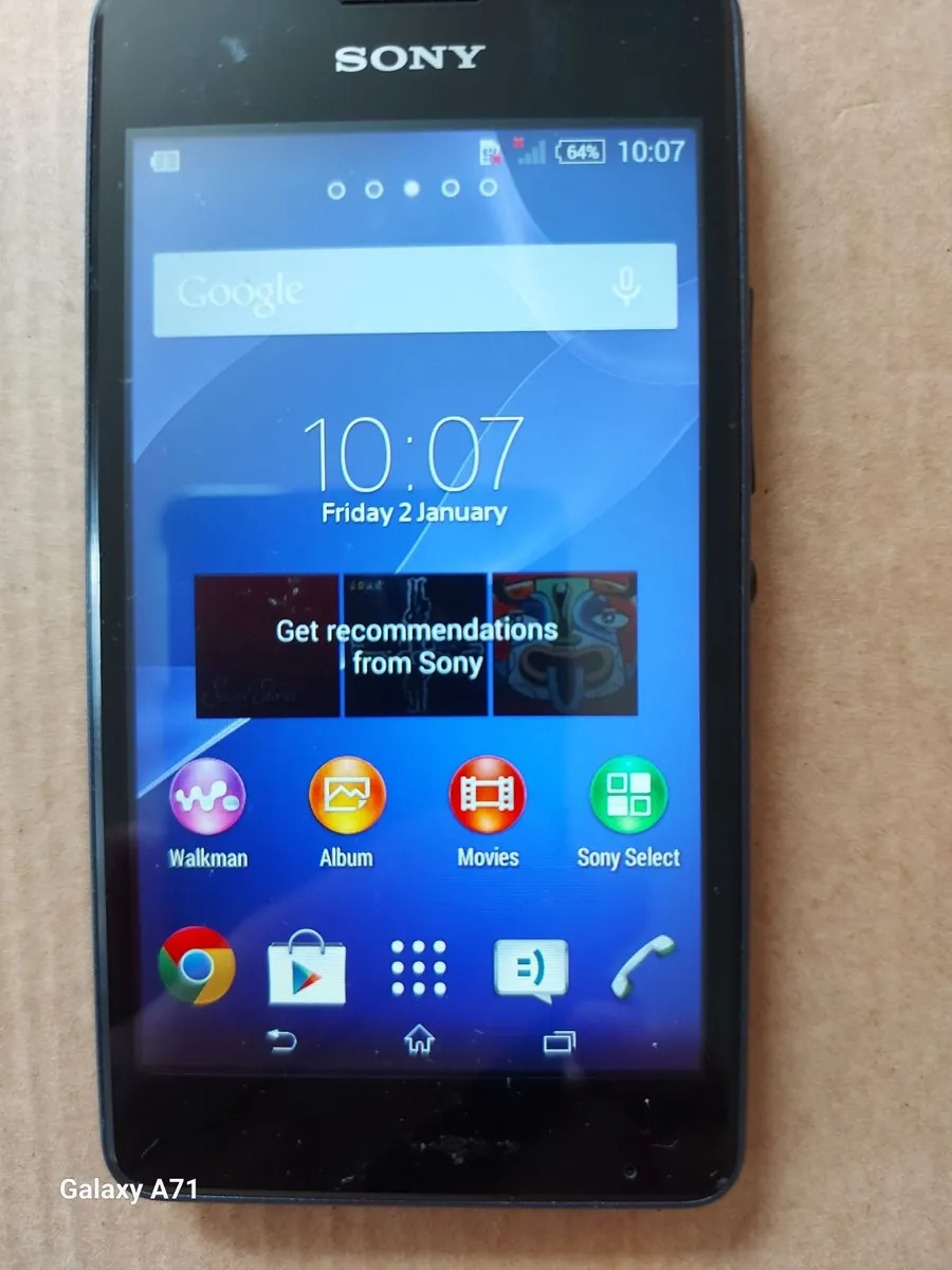 Sony Xperia E1 Mobile Phone, Model D2005, - Image 2