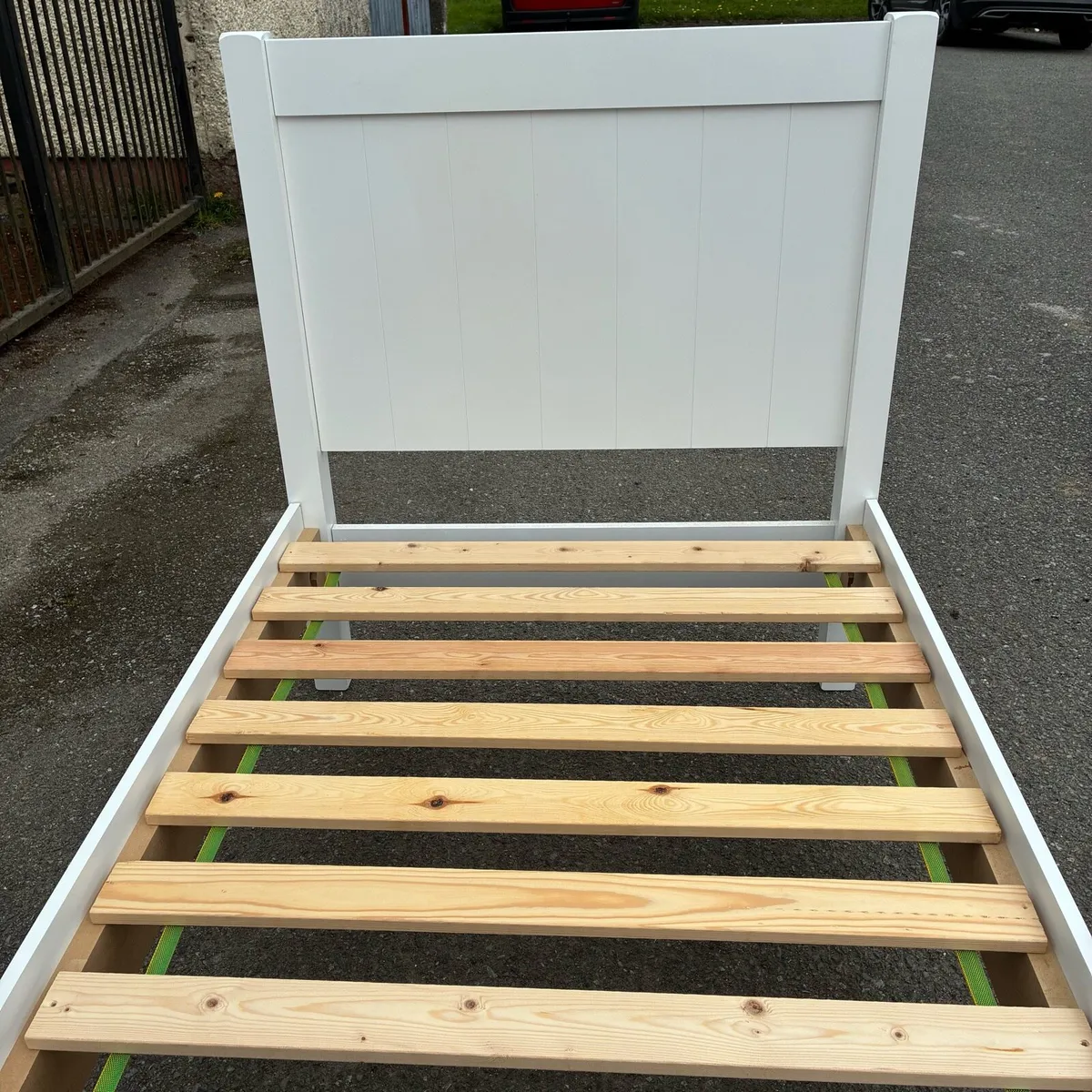 Harvey Norman solid single white bed frame - Image 2