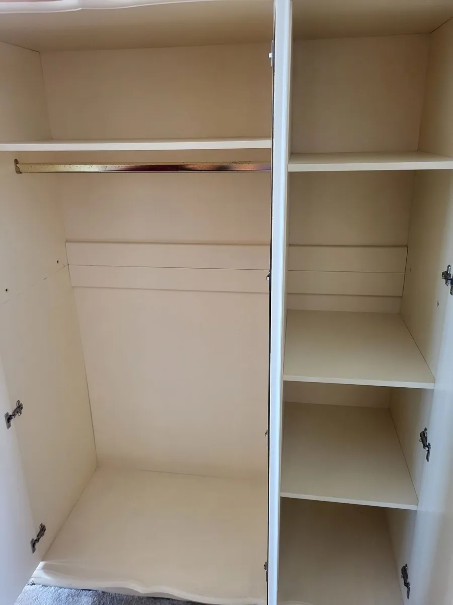 Triple Wardrobe (Pine and Cream) - Image 3