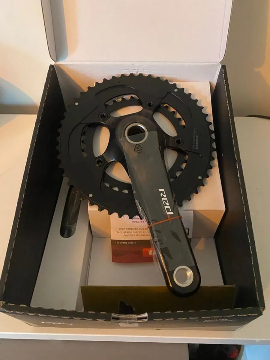 SRAM RED GXP Crankset 11 Speed NEW 50/34 Compact 172.5mm Road Bike - Image 1