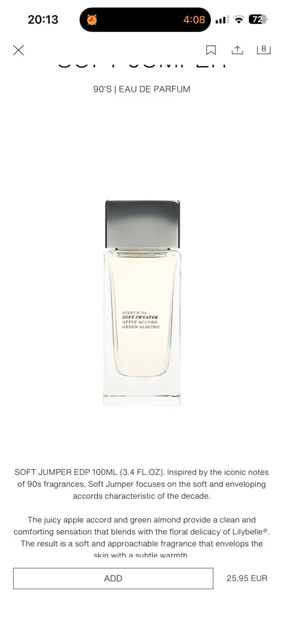 Zara soft sweater perfume - Image 2