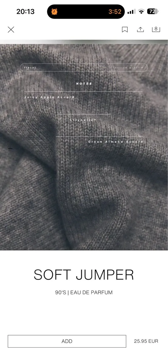 Zara soft sweater perfume - Image 3