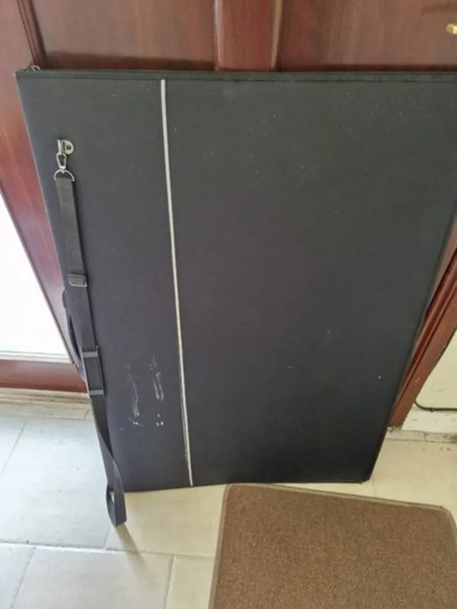 Portfolio Zipped Carry Case with Handle and Strap - Image 1