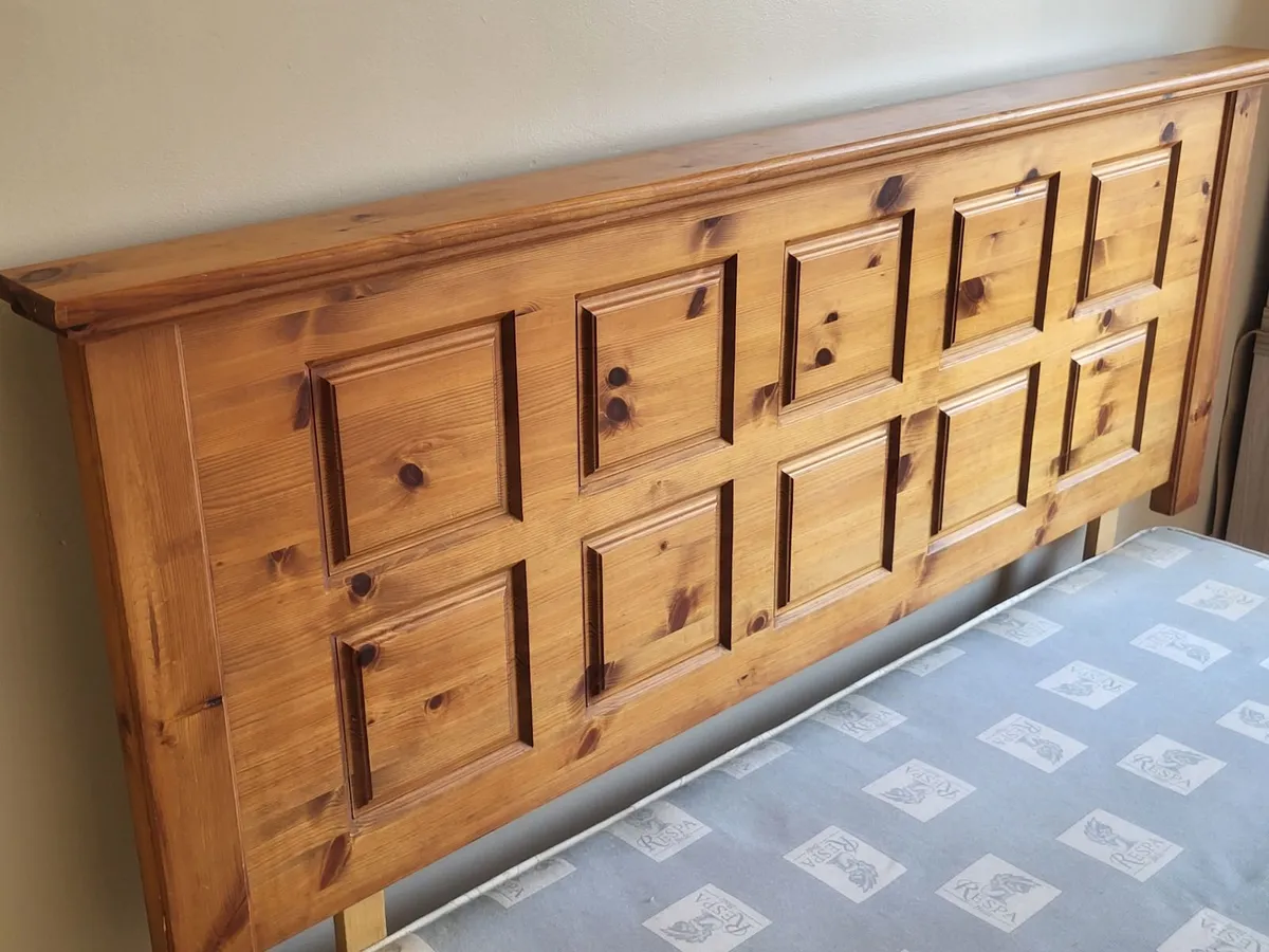 Kingsize Solid Wooden Headboard - Image 2