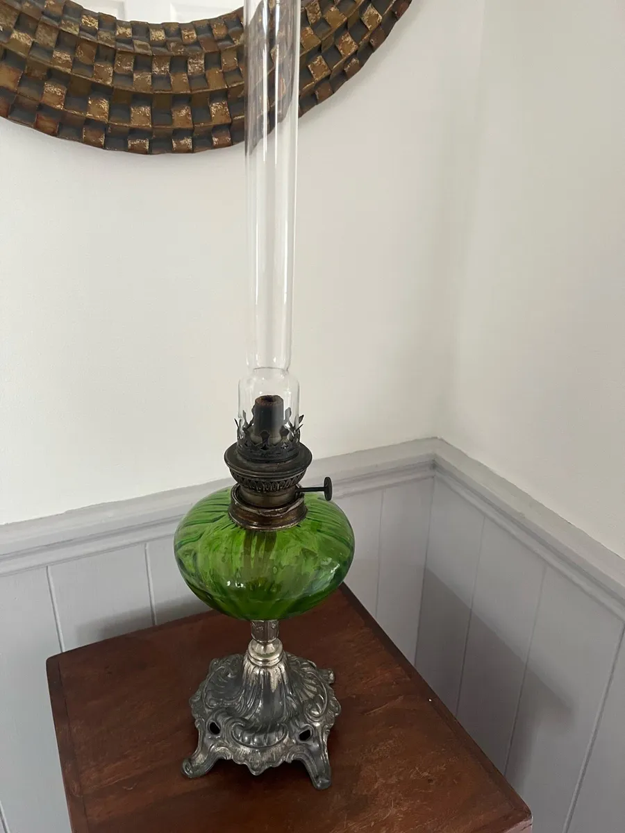 Vintage Oil Lamp - Image 1