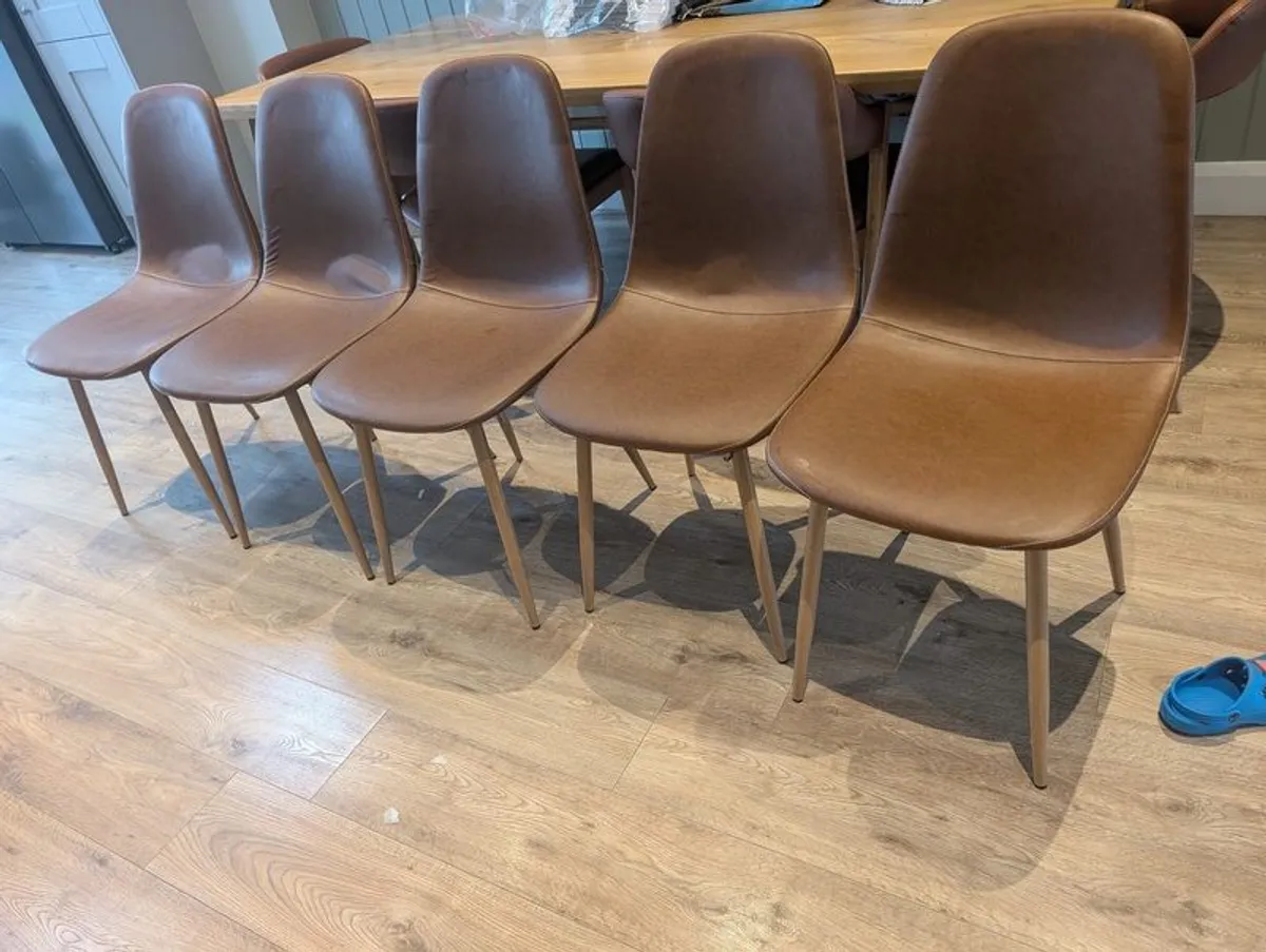 Set Of Good Condition Chairs For Sale - Image 1