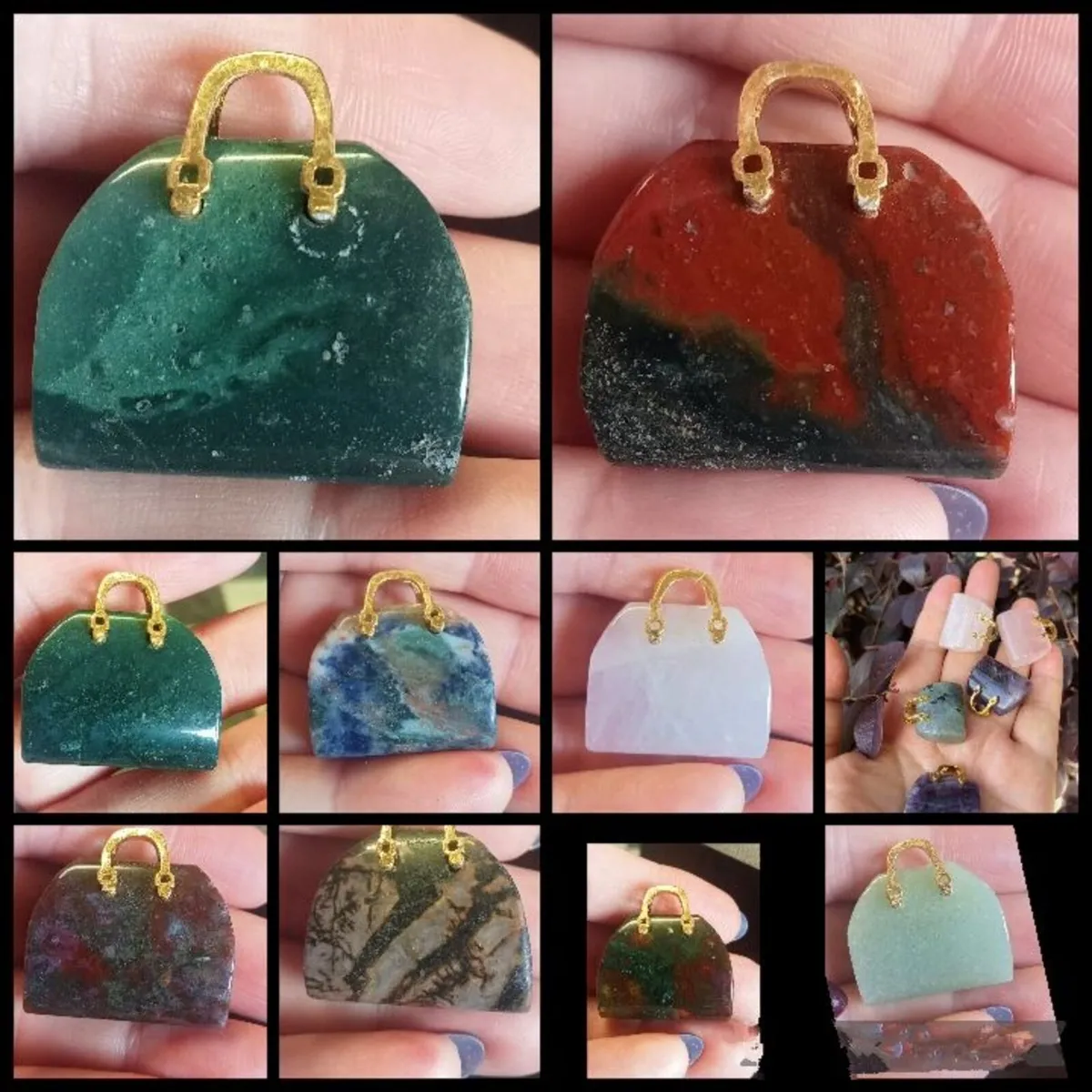 Beautiful Crystal Handbag Charms - Image 1