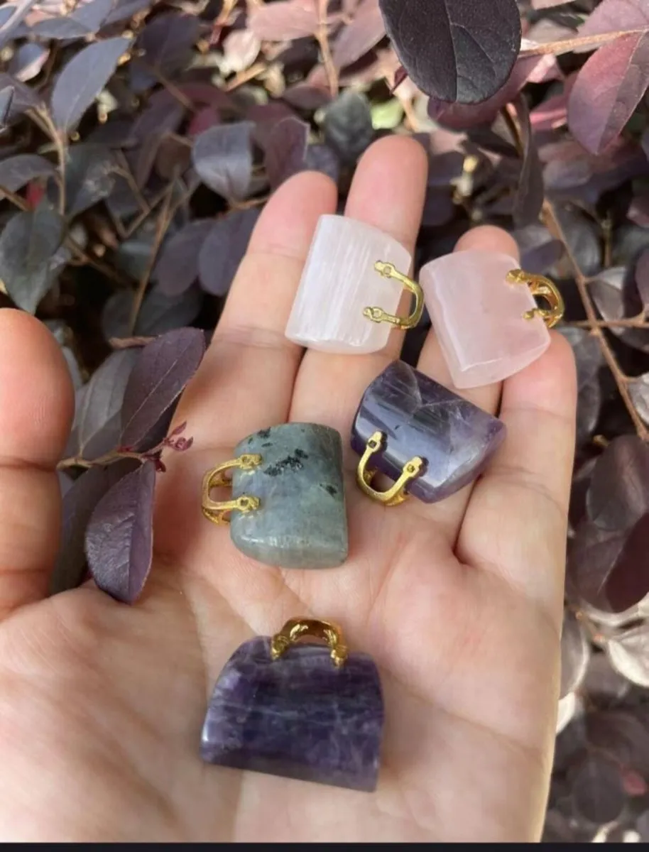 Beautiful Crystal Handbag Charms - Image 2