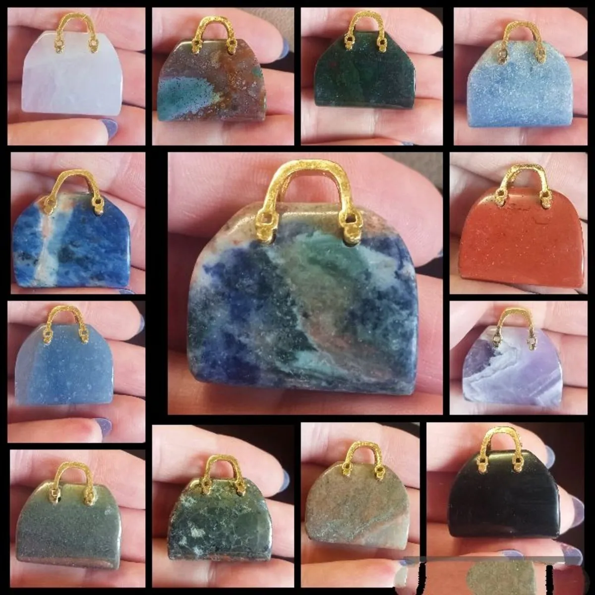 Beautiful Crystal Handbag Charms - Image 3