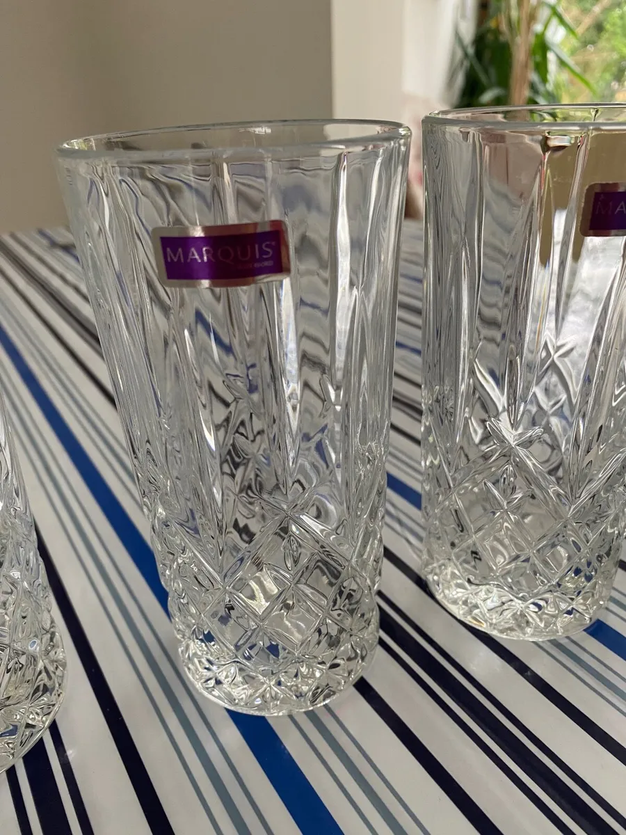 Waterford crystal tall tumblers - Image 3